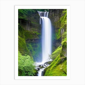 Henrhyd Falls, United Kingdom Majestic, Beautiful & Classic (2) Art Print