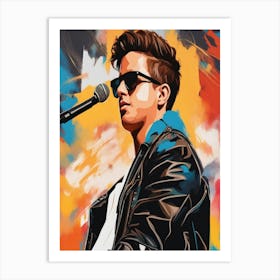 Charlie Puth 1 Art Print