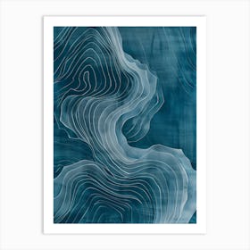 'Waves' 4 Art Print