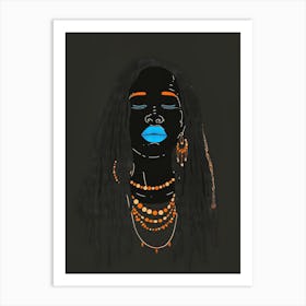 African Woman 177 Art Print