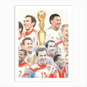 World Cup Champions Art Print