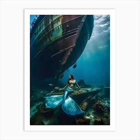 Mermaid-Reimagined 48 Art Print
