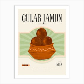 Gulab Jamun Art Print