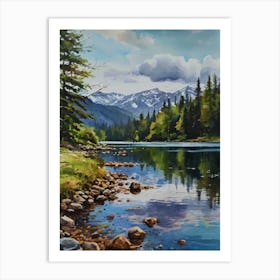 Reflections In A Lake Art Print