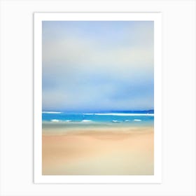 Palm Cove Beach 2, Australia Watercolour Art Print