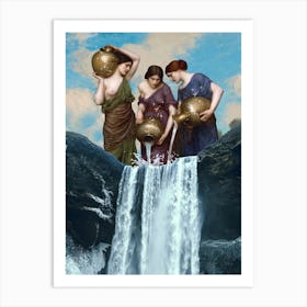 Magic Waterfall Art Print