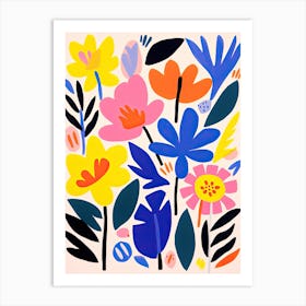 Market of Colors: A Matisse-inspired Masterpiece, Flower Art Print