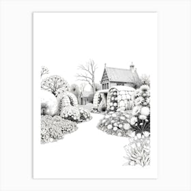 Winter Garden Art Print