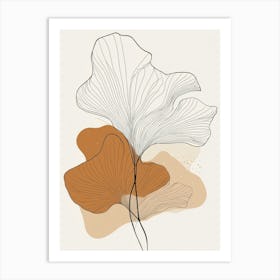 Ginkgo Leaves 3 Art Print