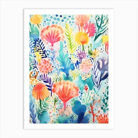 Watercolor Painting Art Print