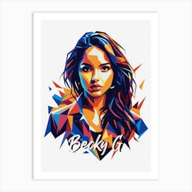 Becky G 01 Art Print