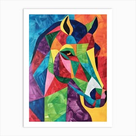 Colorful Horse 5 Art Print