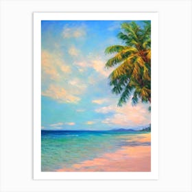 Gili Trawangan Beach Indonesia Monet Style Art Print