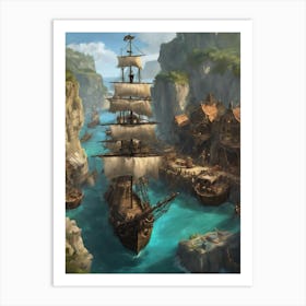 Pirates Of The Caribbean Art Print