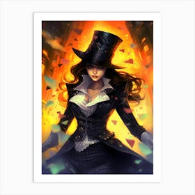 Zatanna Painting Art Print