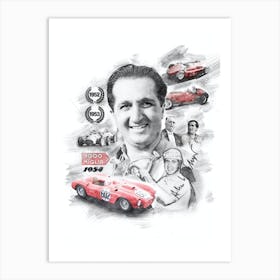 Alberto Ascari Art Print