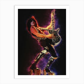 Spirit Of Paul Stanley Kiss Art Print