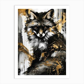 Fox Art 2 Art Print