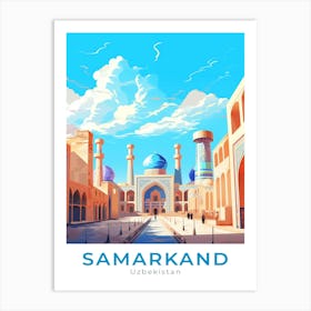 Uzbekistan Samarkand Travel Art Print