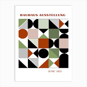 Bauhaus Green Exhibition 15 Art Print