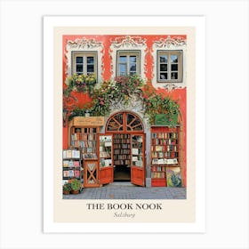Salzburg Book Nook Bookshop 1 Poster Art Print