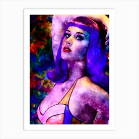 Katy Perry art painting Art Print