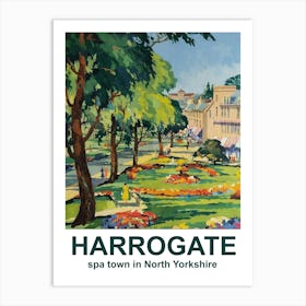 Harrogate, Spa Town In North Yorkshire Art Print