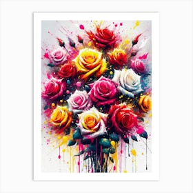 Bouquet Of Flowers Art Print