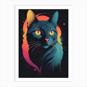 Cat Portrait 1 Art Print