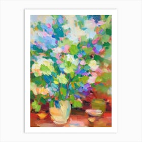 Elephant Ear 2 Impressionist Painting Art Print