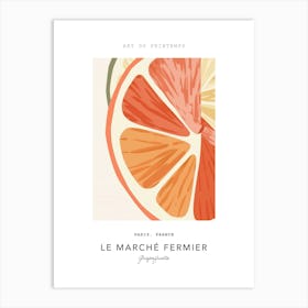 Grapefruits Le Marche Fermier Poster 4 Art Print