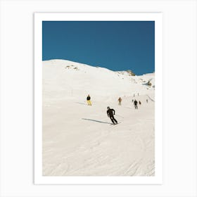 Ski In The Alps Art Print