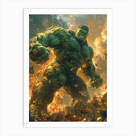 Hulk 30 Art Print