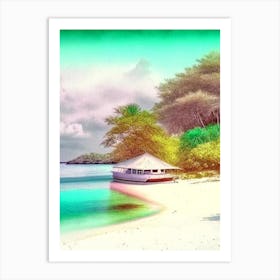 Cabilao Island Philippines Soft Colours Tropical Destination Art Print
