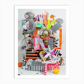 Paper Sculpture Art Print