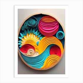 Paper Art-Reimagined 1 Art Print