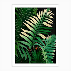 Tassel Fern Vibrant Art Print