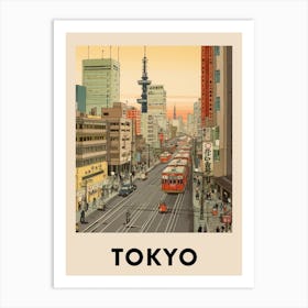 Tokyo 4 Vintage Travel Poster Art Print