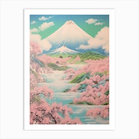 Mount Fuji In Fuji Hakone Izu National Park, Japanese Landscape 4 Art Print