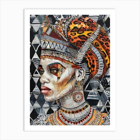 African Woman 108 Art Print