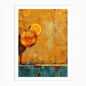 Aperol Spritz Orange 10 Art Print