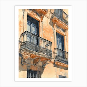 Salamanca Europe Travel Architecture 2 Art Print