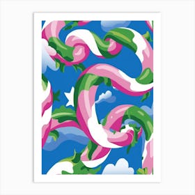 Candy Canes Art Print