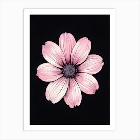 Pink Flower 8 Art Print