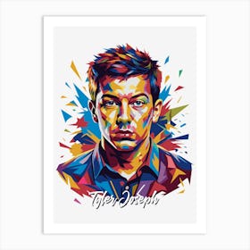 Tyler Joseph Twenty One Pilots 02 Art Print