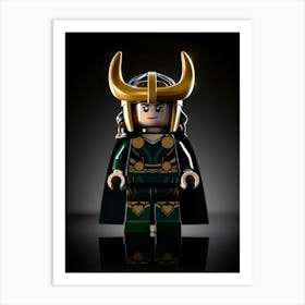 Lego Loki Art Print