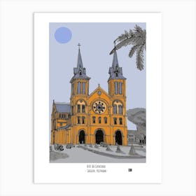 Đức Bà Cathedral Saigon Vietnam Digital Art Art Print