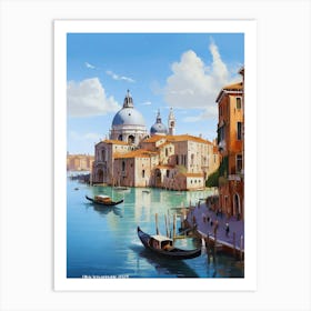 Grand Canal Venice..6 Art Print