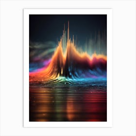 Abstract Wave Pattern Art Print