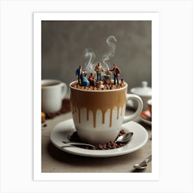 Miniature Coffee Cup Art Print